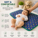 Waterproof Baby Changing Mat – Soft & Comfortable Reusable Baby Care Sheet