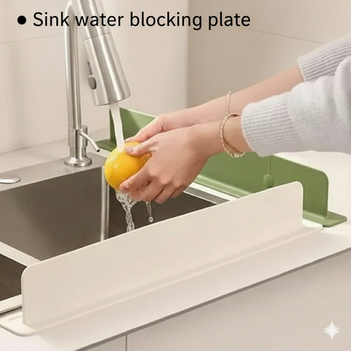 Silicone Sink Splash Guard – Anti-Splash Water & Oil Barrier